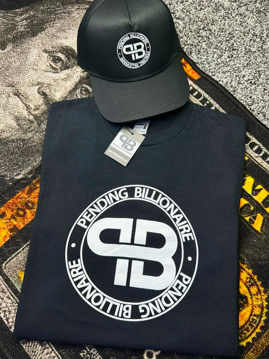 PB World Tee Black/White Logo